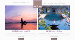 Desktop Screenshot of akaresorts.com