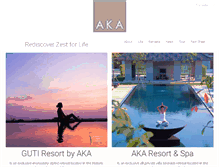 Tablet Screenshot of akaresorts.com